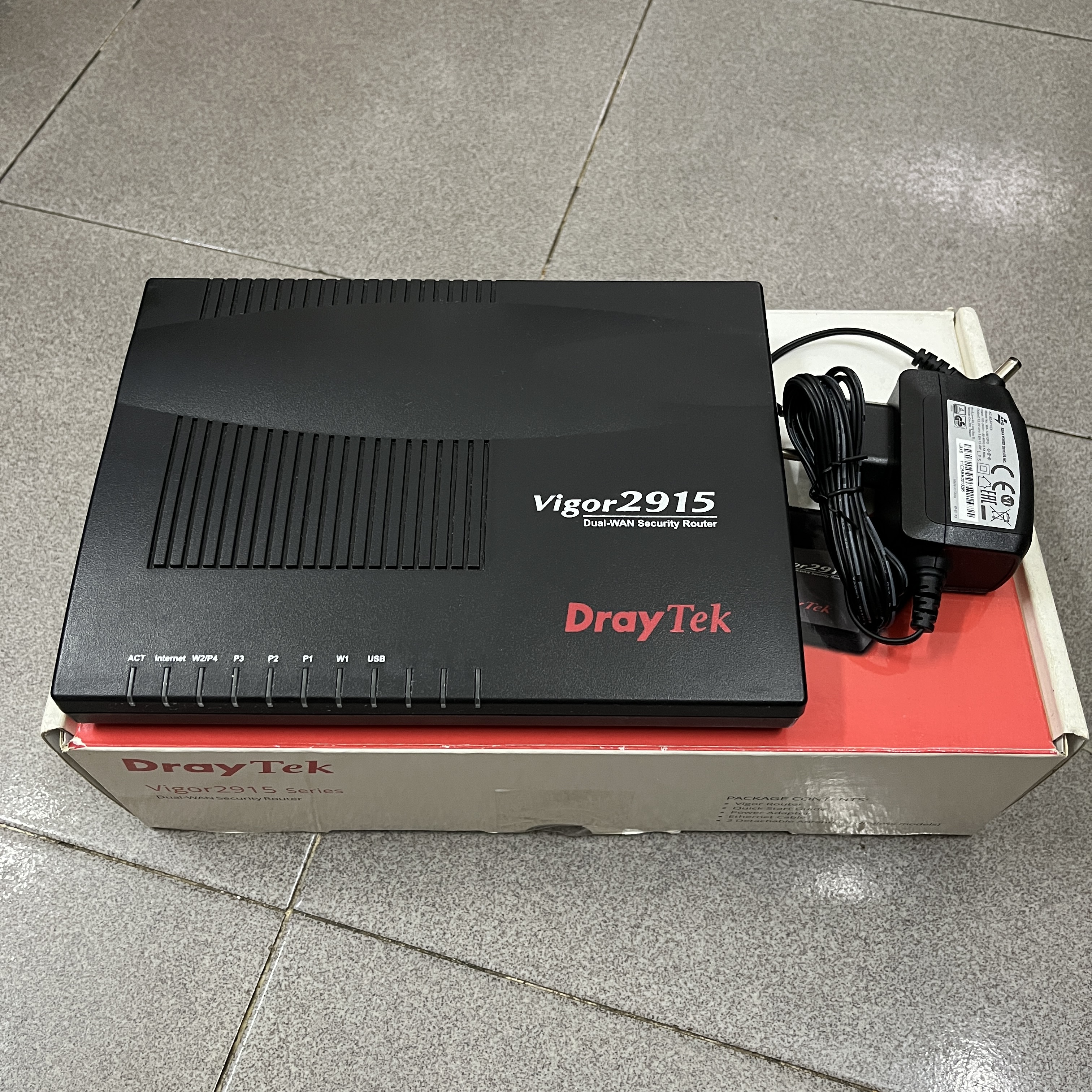 Cân bằng tải Draytek Vigor 2915 đẹp còn bảo hành có box Zin