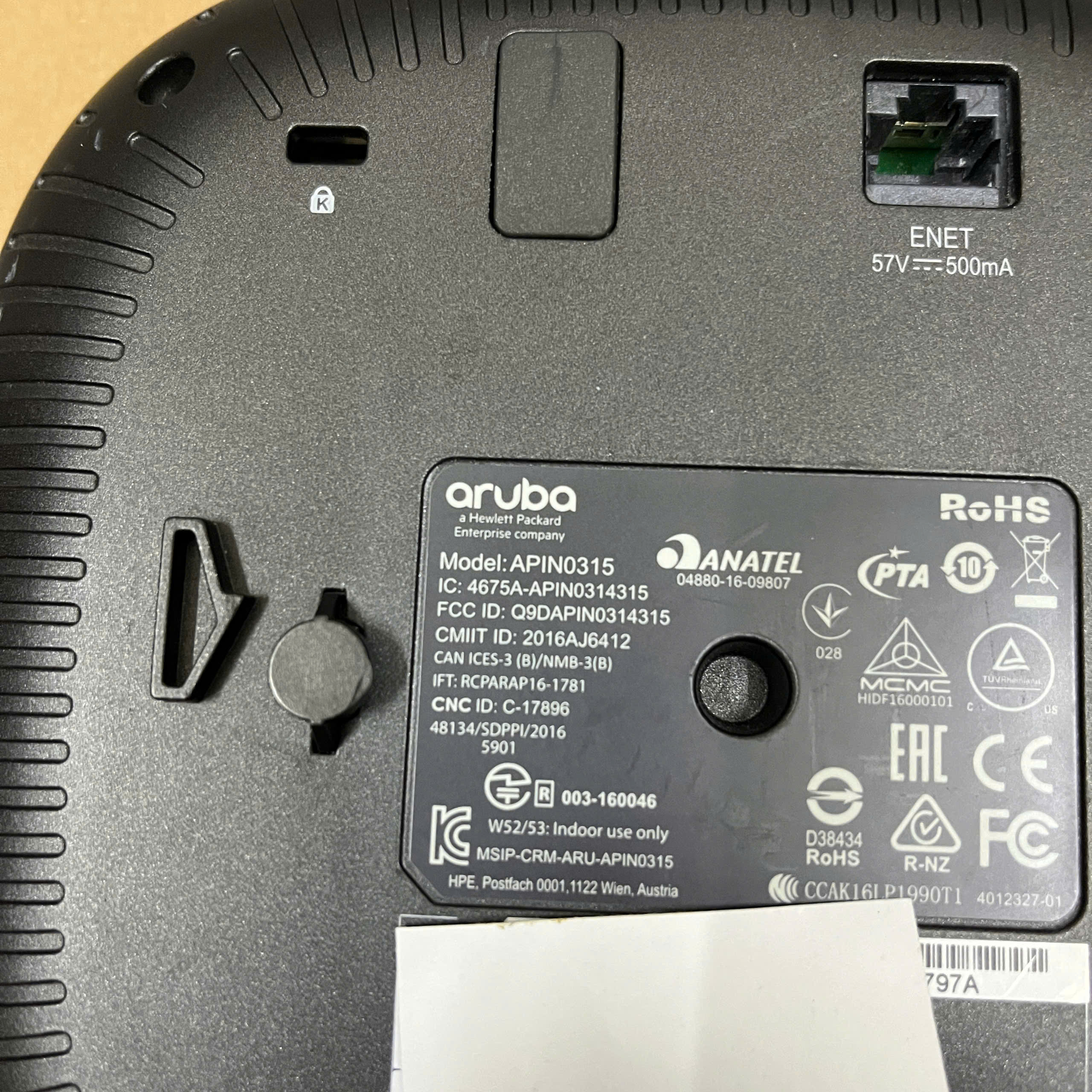 Phát wifi chuyên dụng Aruba 315 AC WAVE 2 AC 