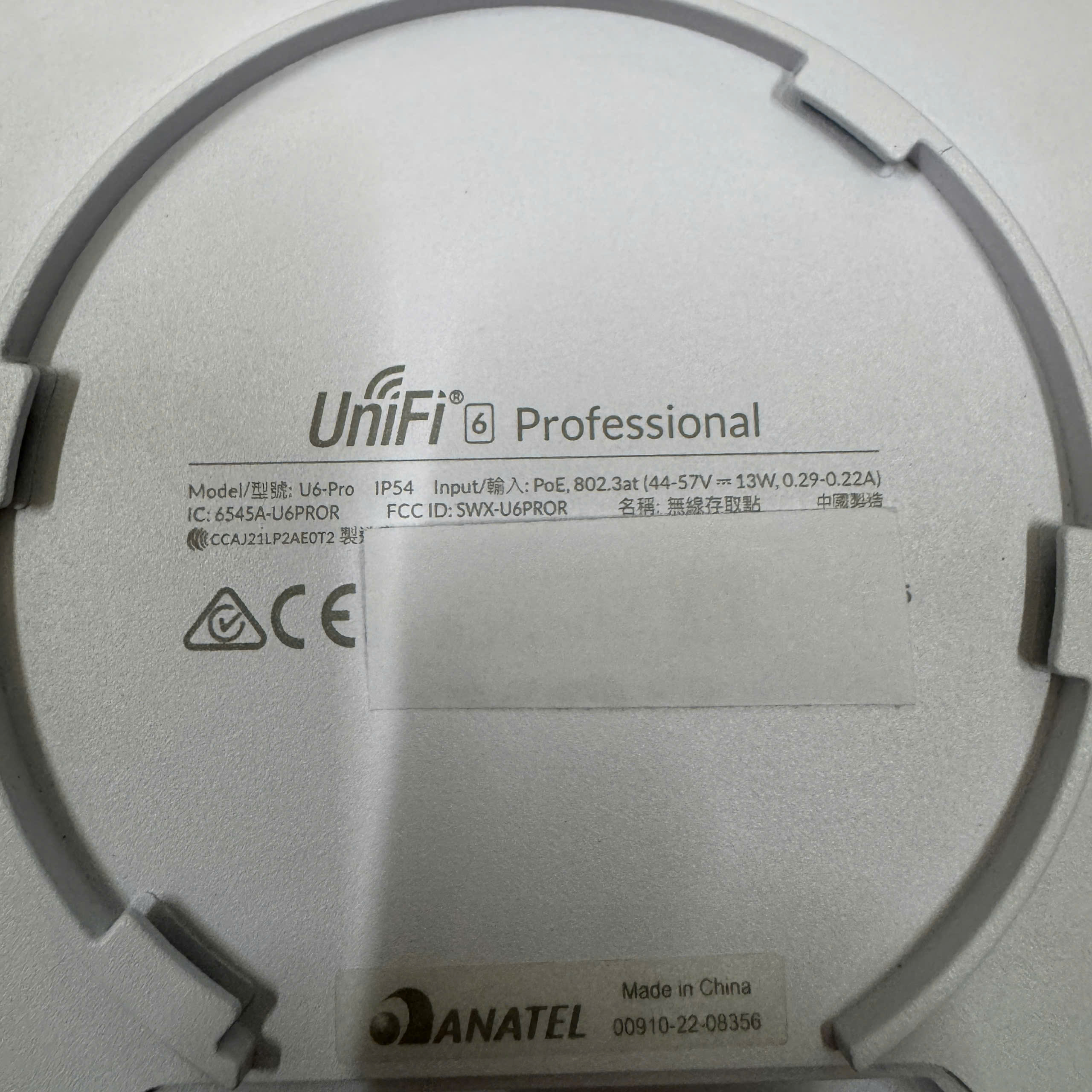 Phát wifi chuyên dụng Unifi U6 pro wifi 6 AX đẹp tải 300 thiết bị