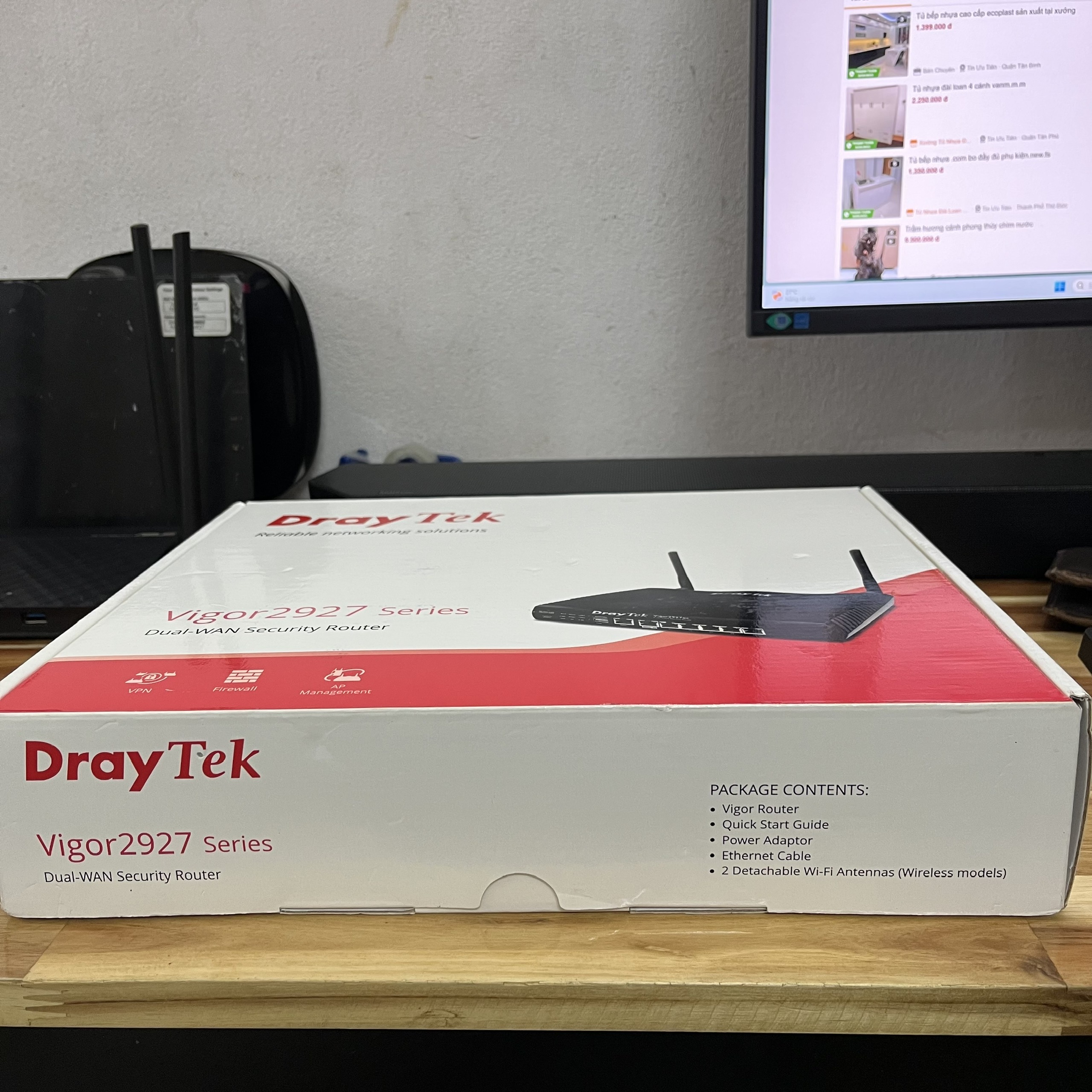 Cân bằng tải Draytek Vigor 2927Fac fullbox mới 100%